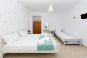 Superb Naxos Apartment | Triple Studio Semi-Basement | Private Balcony | City Views | Saint George